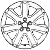 X-7 Flute - 17in wheel for Jaguar X-Type