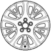 X Triple 5 - 17in wheel for Jaguar X-Type